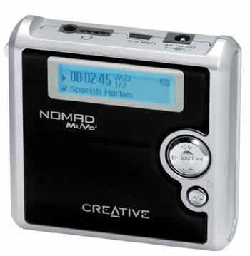 Music Players Creative Labs Nomad MuVo 4 GB MP3 Player