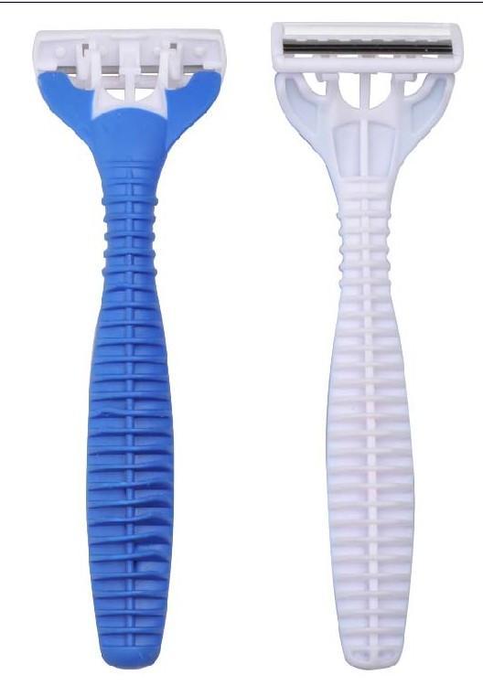 Men & Laides CR-003B/rubber and comfortable 3 blades razor