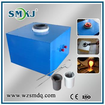 Mini laboratory furnace for melting gold, platinum, silver, copper, steel, iron