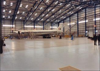 I / H Beams Constructed Metal Aircraft Hangar Buildings Providing Grand Interior Space