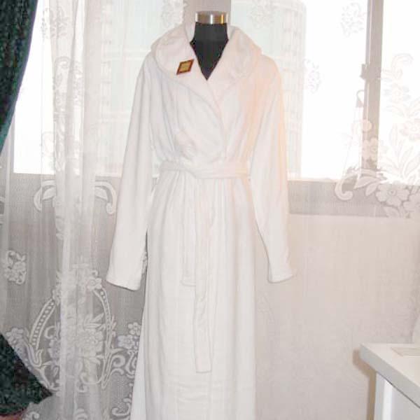 Luxury 100% Cotton Hotel Velour Bathrobe, Spa bathrobe