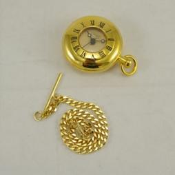 CLOCKS Jaccard Savonette Gold pocket watch