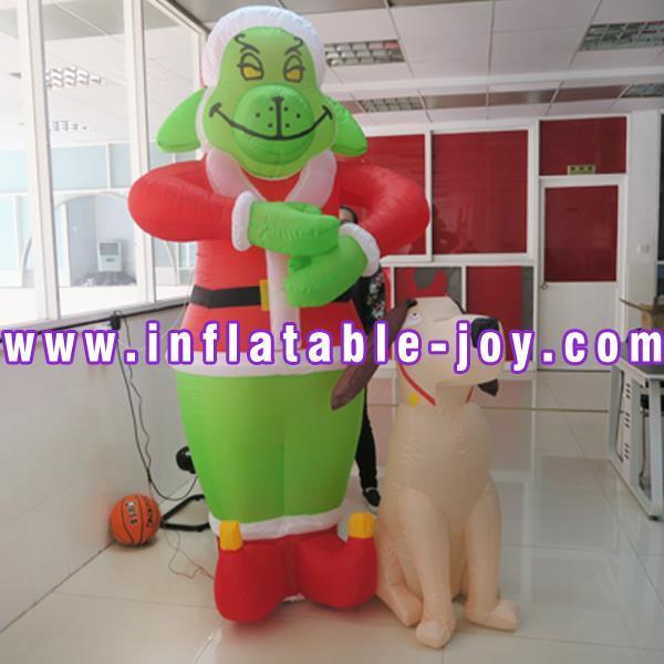 Inflatable Grinch Christmas Decoration Lowes/Inflatable Toy For Advertising