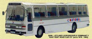 Buses BASE TOYS B008 Duple Dominant II Coach - East Kent