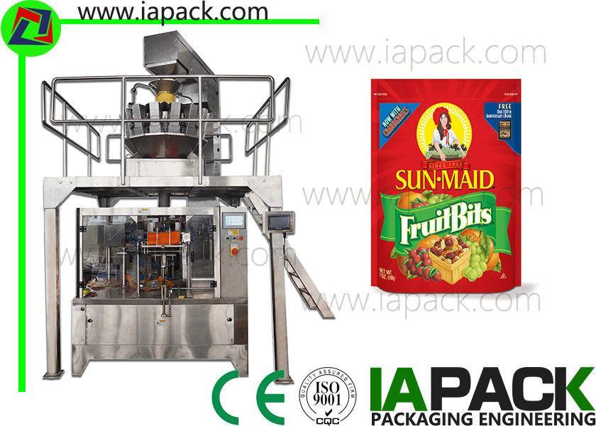 bag packing machine potato chips packing machine stand up pouch zipper filler sealer