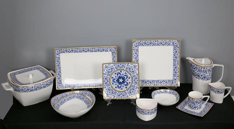 New Bone China Dinnerware Dinner Tea Pot Set Porcelain