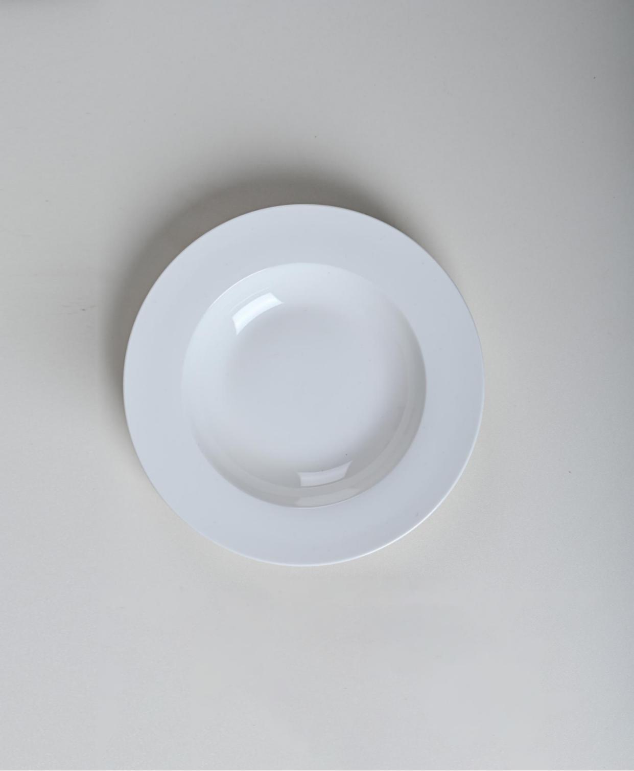 Flat Sided Soup Plate for Hotel, Restaurant