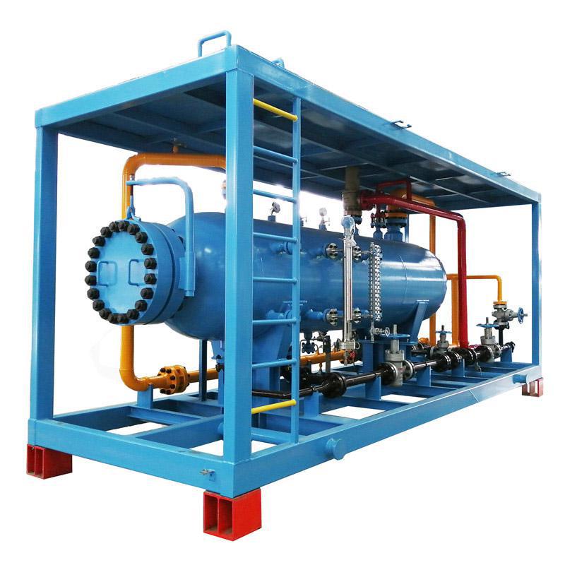 Three phase test and separator for oil gas and water