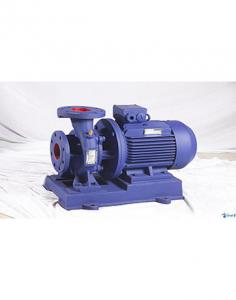 China ISW horizontal end suction pump single stage pipeline monoblock motor pump on sale 