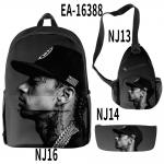 Nipsey Hussle Wholesale New fashion backpack 3pcs in one set for student