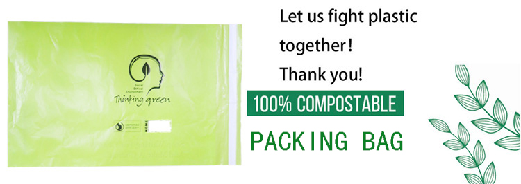 Eco friendly compost carry retail packing bag