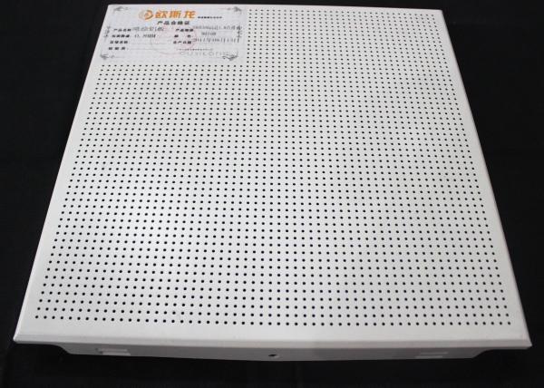 Perforated Lay In Suspended Metal 1200 X 600 Ceiling Tiles