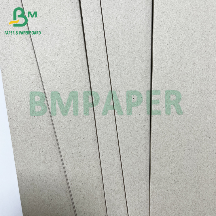 Smooth 1mm 2mm Recyclable Good Stiffness Grey Carton Gris Paper