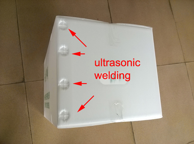 ultrasonic welding for Collapsible Plastic Boxes With Air Circulating Holes For Transporting Vegetables