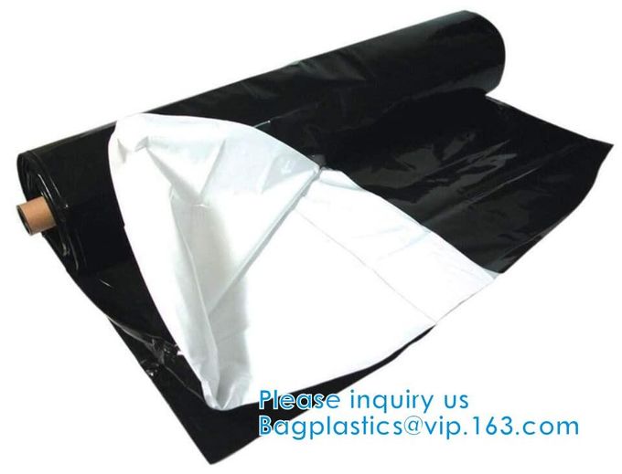 Black & White Poly Film Panda Poly Film Light Deprivation Greenhouse Cover UV Treated Horticulture Poly Film Sheeting 1