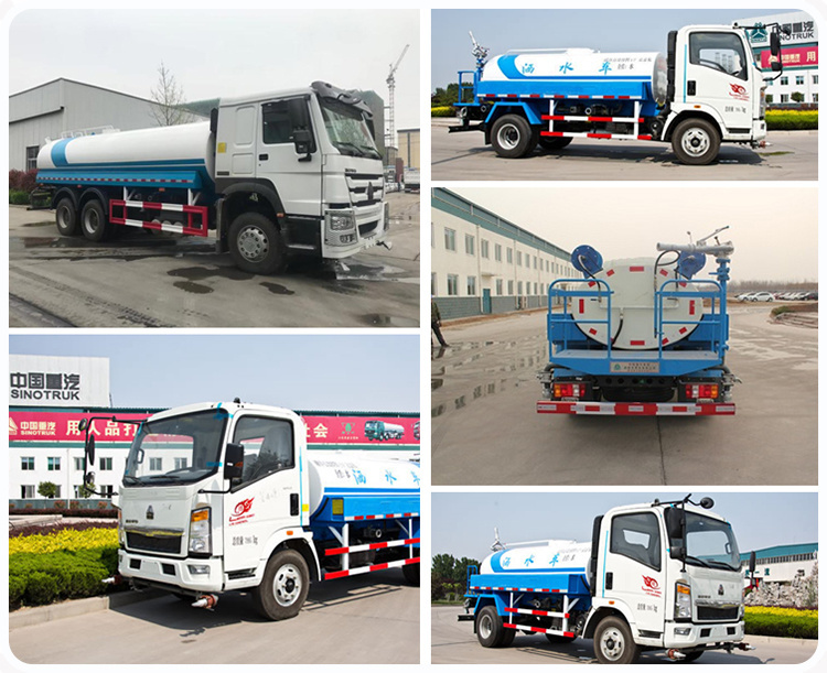 Factory Price Sino Sinotruck HOWO 20000/30000L 6X4 Water Tanker Truck