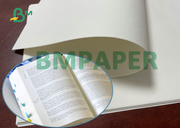 65gsm 75gsm Uncoated High Bulk Book Paper In Sheet For Novels Printing 