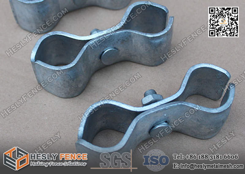 galvanised zinc layer temporary fencing clamps