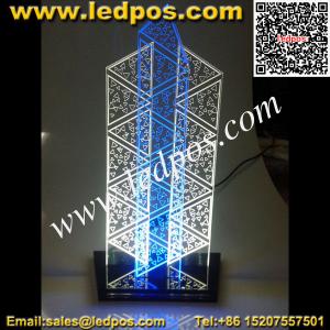 China Tabletop LED Edge Lit Sign on sale 
