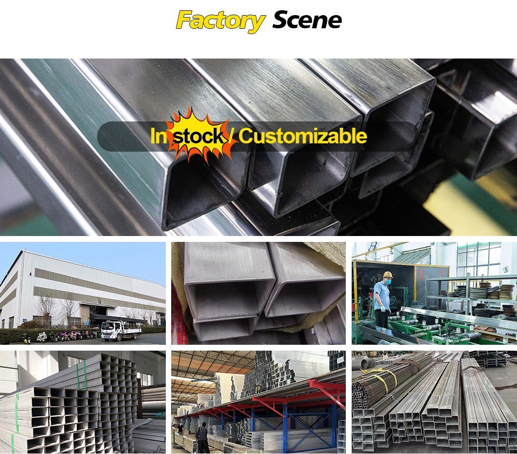 Factory Price 201 304 316 Square Rectangular Stainless Steel Tube 304 Welded Material Steel 316 Stainless Steel Pipes