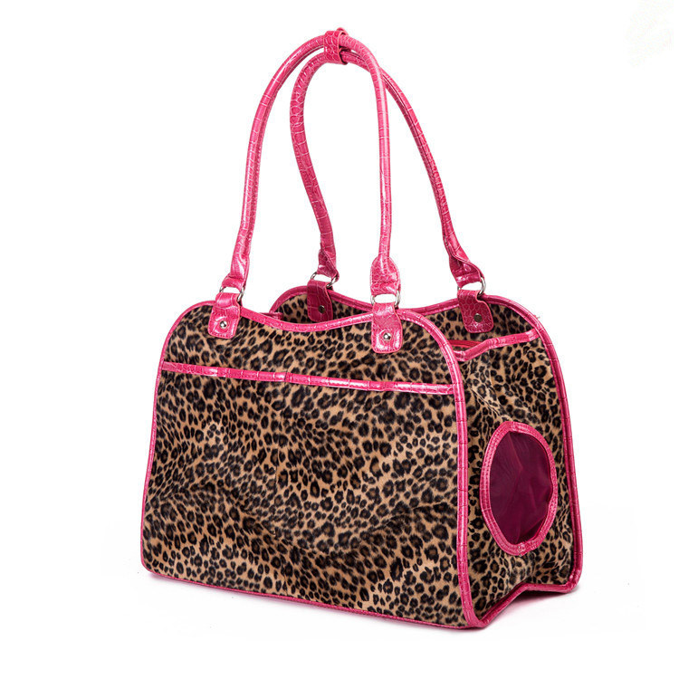 Design Special Dog Bags Leopard Quality Eco-Friendly Pet Carriers