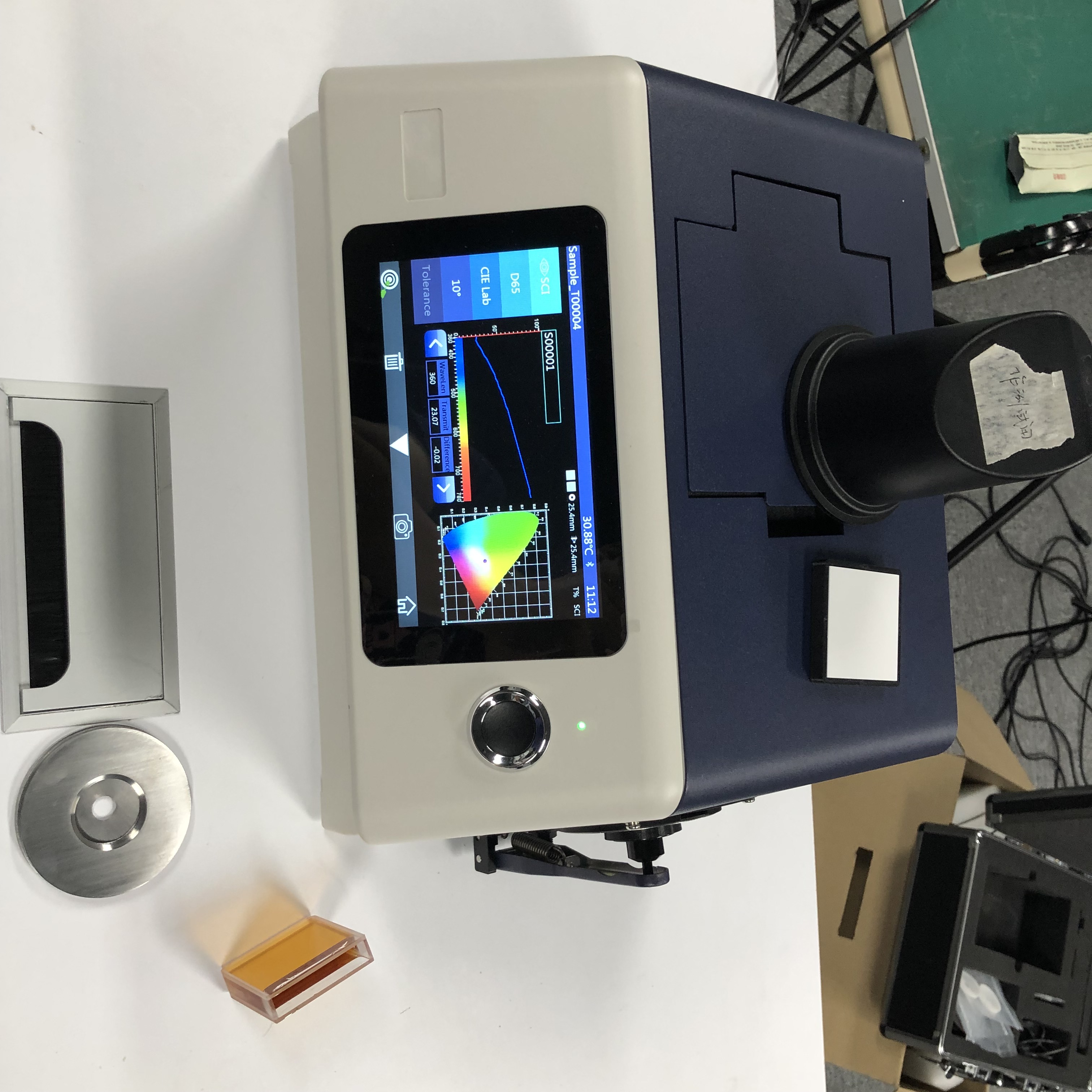 Liquid Benchtop Spectrophotometer with Reflectance and Tranmission Curve YS6060 for Tea Wine Coffee Soap Color Test