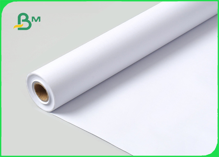 A0 A1 Size 80gsm Plain Paper Roll For CAD Drawing 36inch x 100m Uncoated