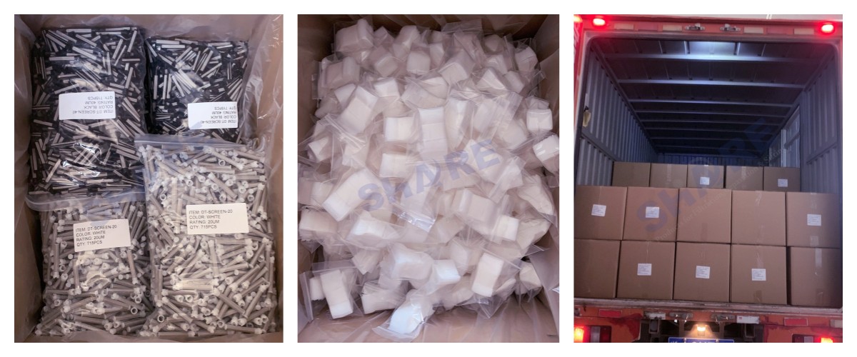 mesh filters packing