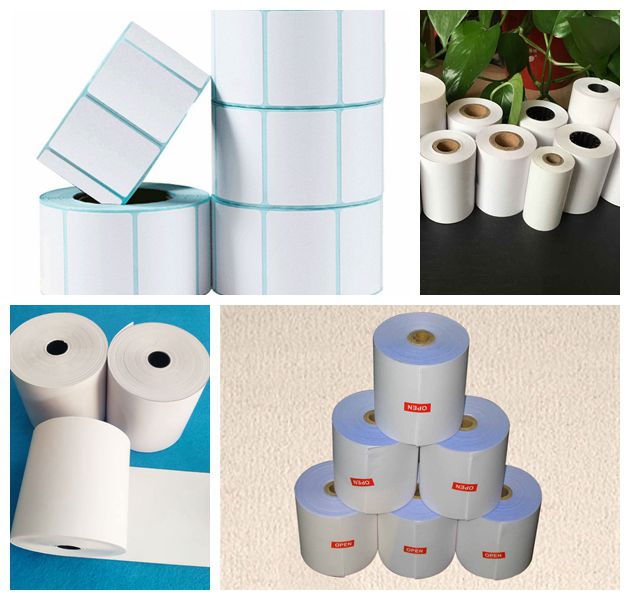 80*80mm 57*40mm Bookkeeping Receipt Paper Thermal Paper For Shopping Malls And Supermarkets