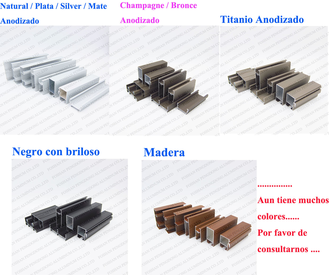 Aluminum Profiles For Linea 20 Linea 25