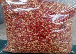 China Crushed Stemless Dried Red Chili Flakes 1mm 12% Moisture Food Condiment? on sale 
