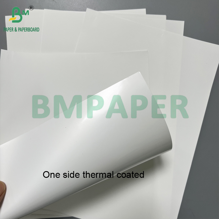 One Side Two Sides Coated White 120 180 Micron Thermal Synthetic Paper Roll