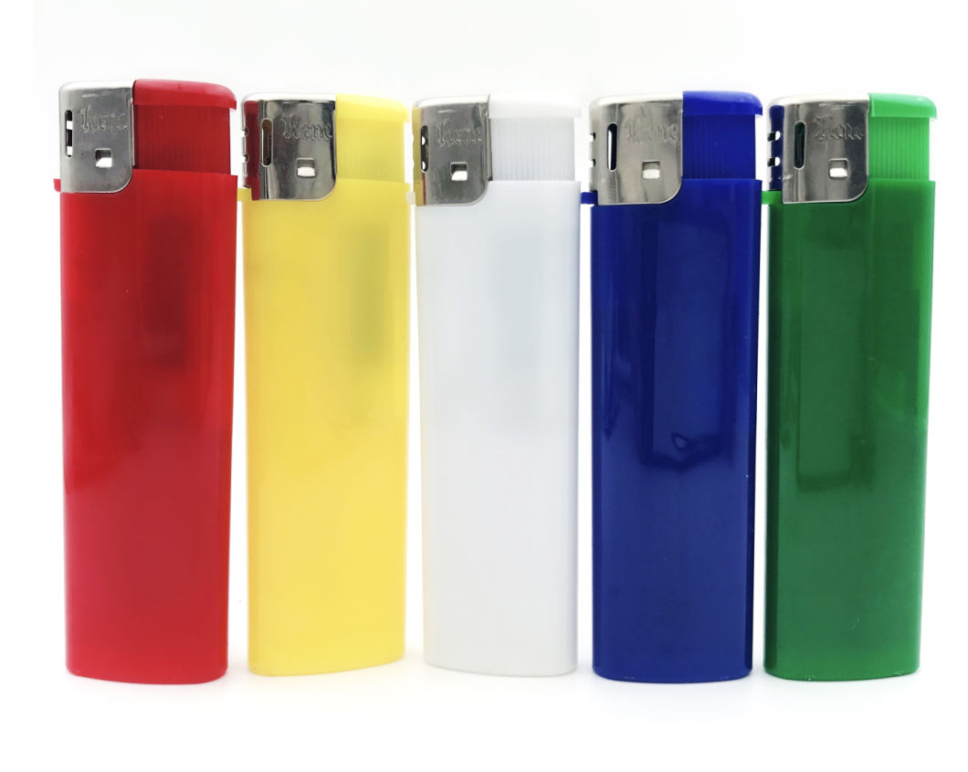 Custom PVC Wrap Refillable Disposable Cigarette Gas Lighter