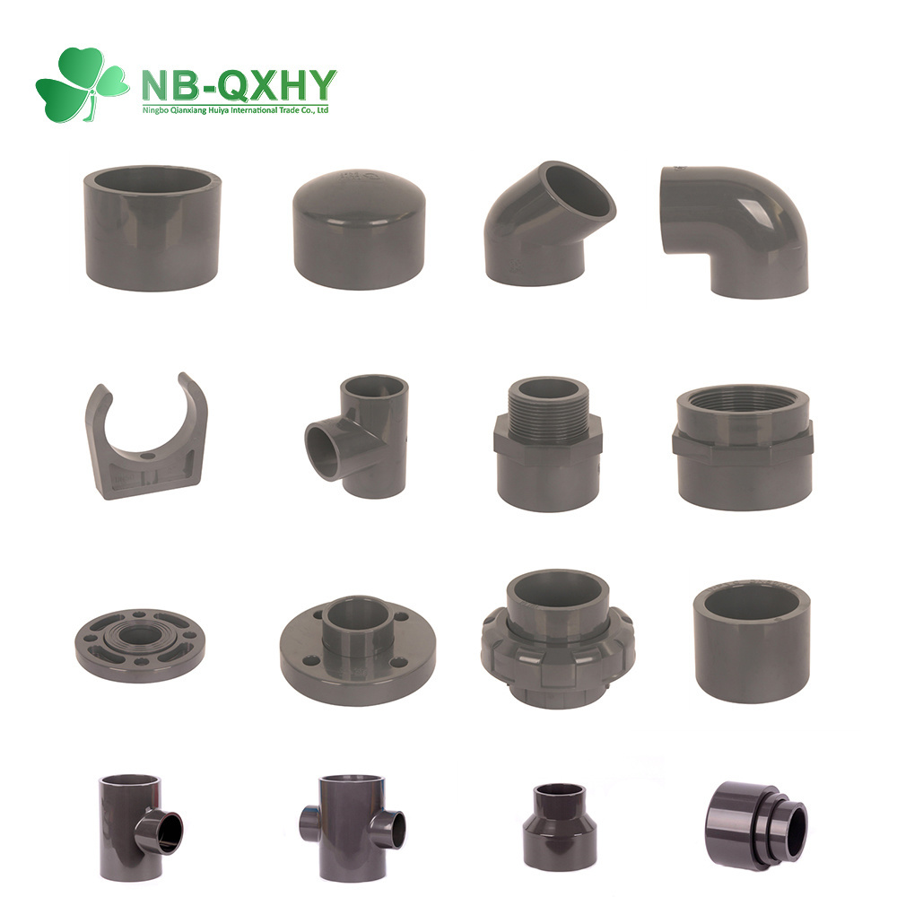 Industry Type Plastic PVC Pipe Fittings 90 Degree Elbow Pn16