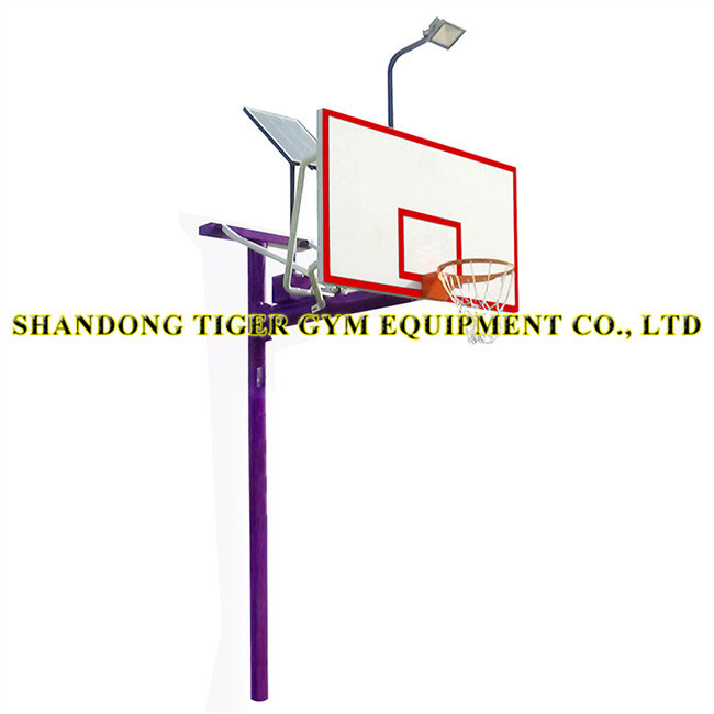 Basketball Equipment Buried Solar Basketball Stand 0