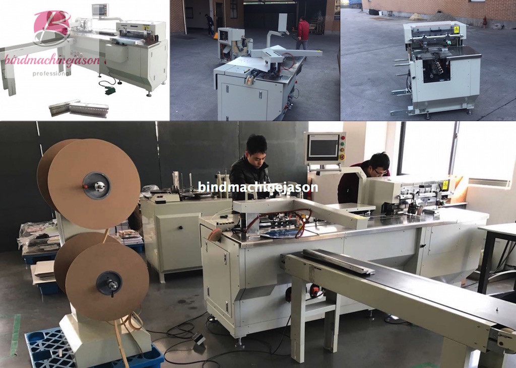 Duo wire binding machine with hole punching function PBW580 for notebook
