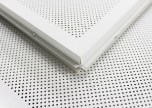 White Perforated Lay In Ceiling Tiles 2 X 2 Metal Ceiling