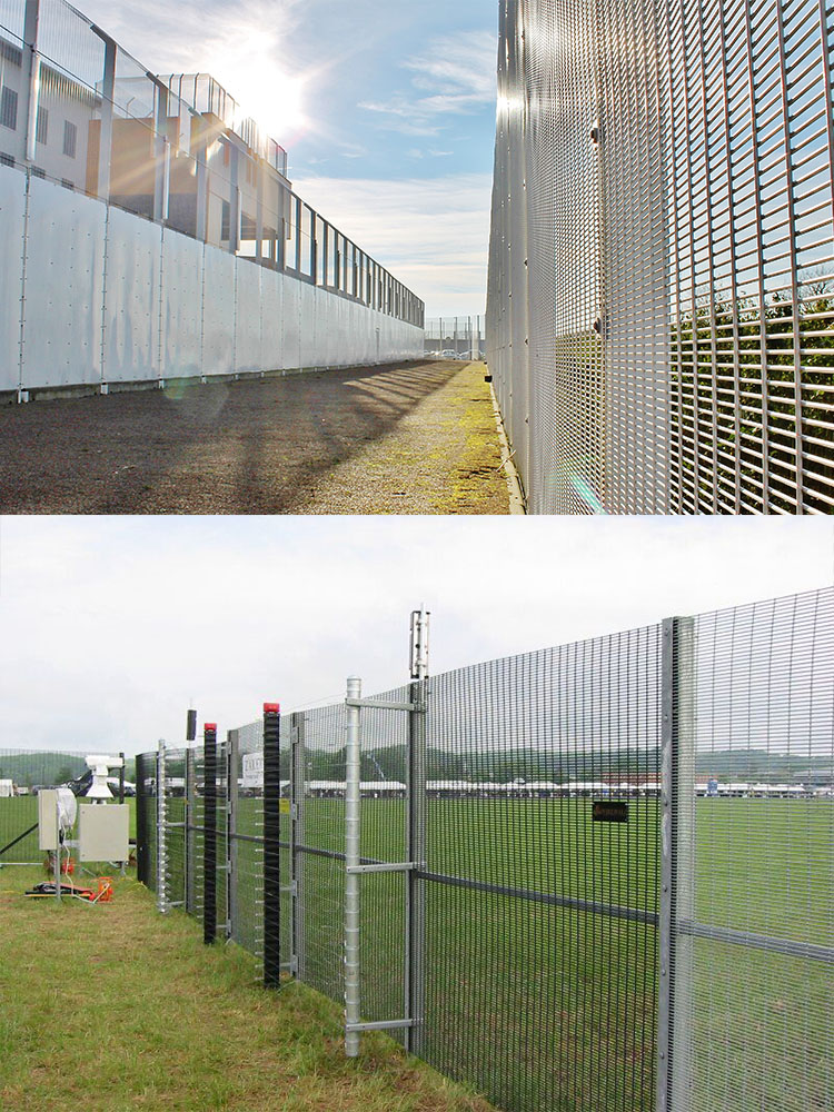 South Africa Clearvu Fence 358 Security Mesh Fencing / Security 358 Clearvu Anti Climb Prison Fences