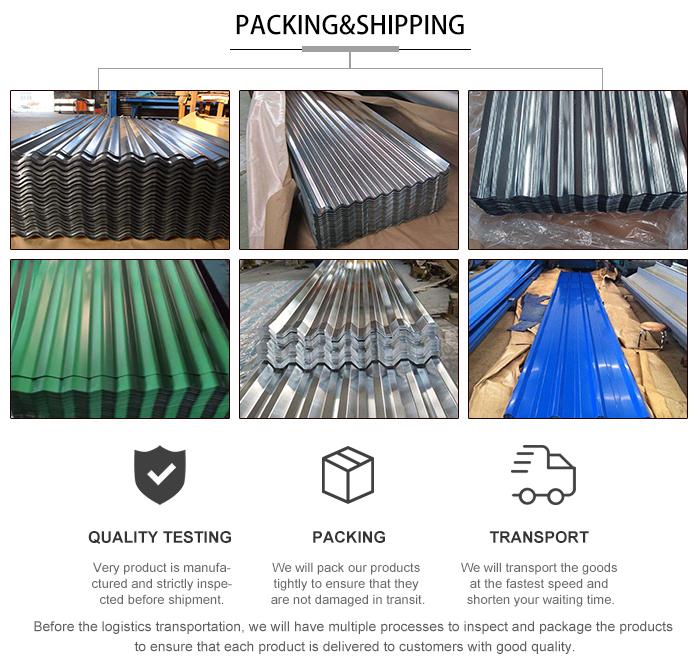 Zinc Galvanized Corrugated Steel Iron Roofing Tole Sheets 0.3mm GI Galvanized Aluminium Corrugated Roofing Steel