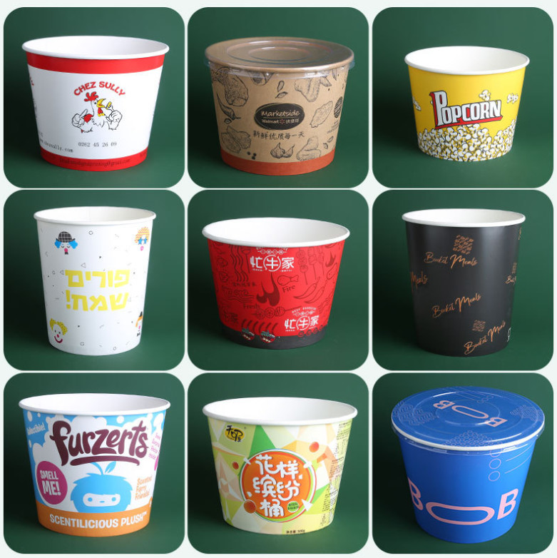good price disposable paper KFC fried chicken buckets wholesale