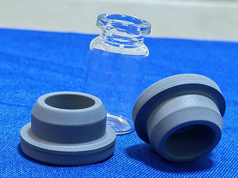 13mm 20mm Grey Medical Butyl Vial Rubber Stopper for USP Glass Infusion Bottle Closures
