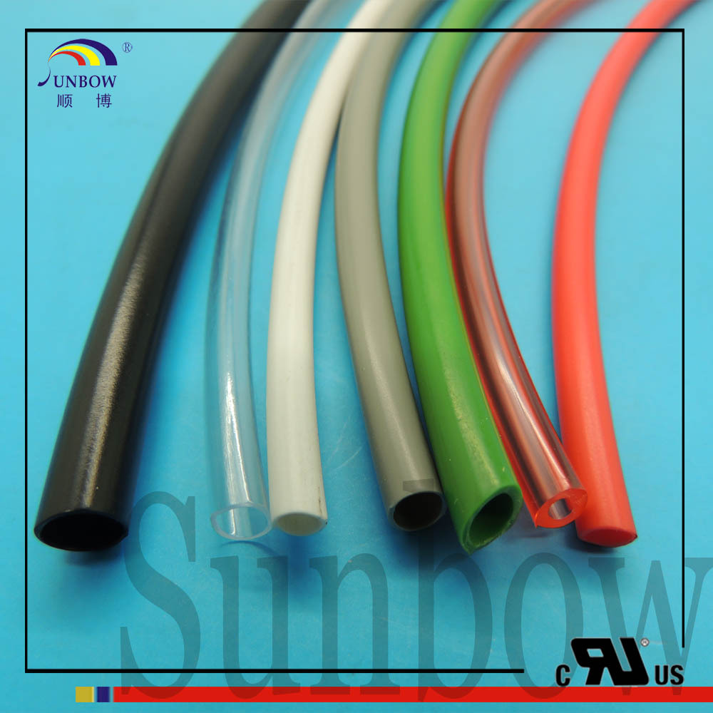 Flexible UL224 vw-1 Plastic Tubing PVC jacketed Electric clear sleeve for wire harness