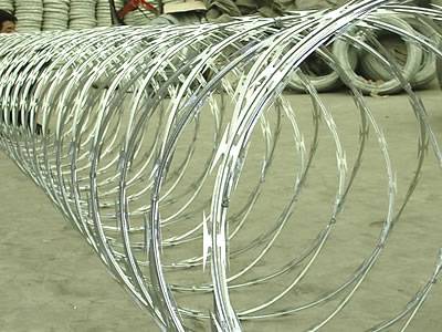 stainless steel razor wire (concertina razor coils)