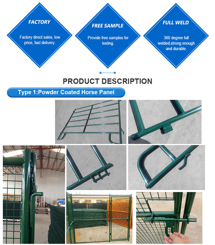 Cheap Price High Strength Hot Dip Galvanized or Powder Coated Cattle Feed Panel