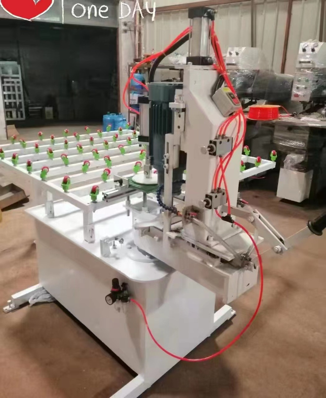 Foshan Star Safety Chamfer Fillet Edging Polishing Glass Corner Grinding Machine