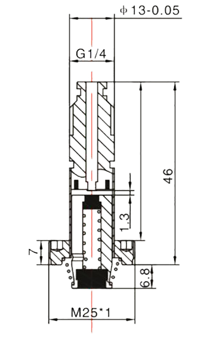 Dimension of BAPC313031360 Armature Assembly: