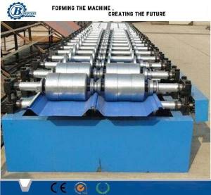 China Hydraulic Aluminum Zinc Standing Seam Roll Forming Machine For Roof Panel on sale 