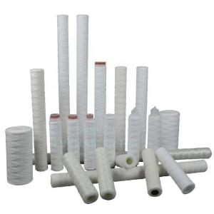 China 5 Micron Oil RO Water Filter 25um 50um String Wound PP Filter Cartridges on sale 
