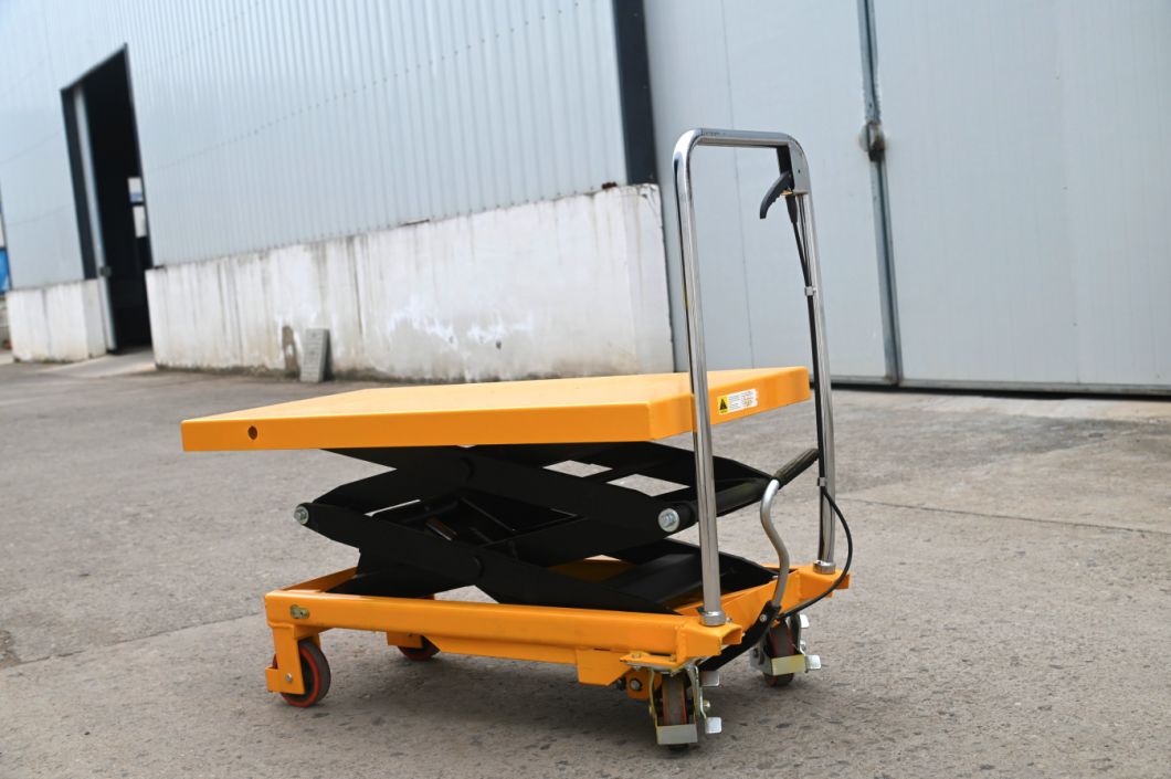 Stationary Scissor Table Lift with Hydraulic Lifting Work Plateform