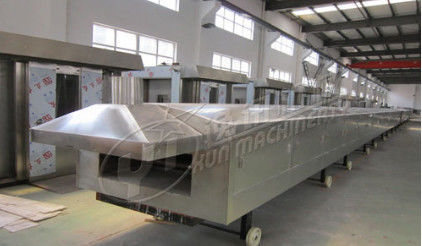 Large capacity / scale Industrial Bakery Equipment 1000mm Width Electric / Gas Tunnel Oven for Baking Cookie